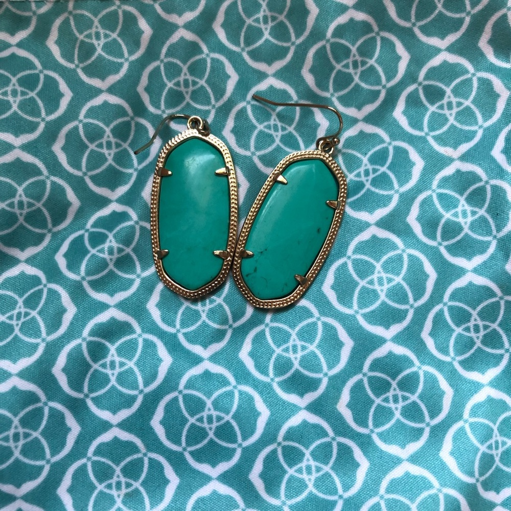 Kendra Scott Danielle Earrings turquoise silver